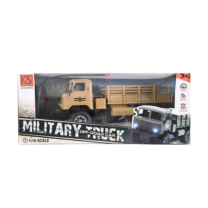 1:16 Scale Remote Control Military Off-Road Truck Cargo Transport