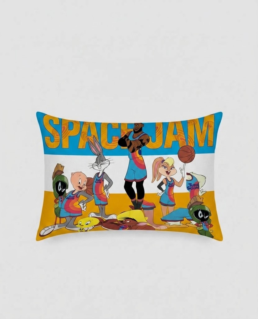 Looney Tunes Space Jam Characters kids Cotton Bed Sheet