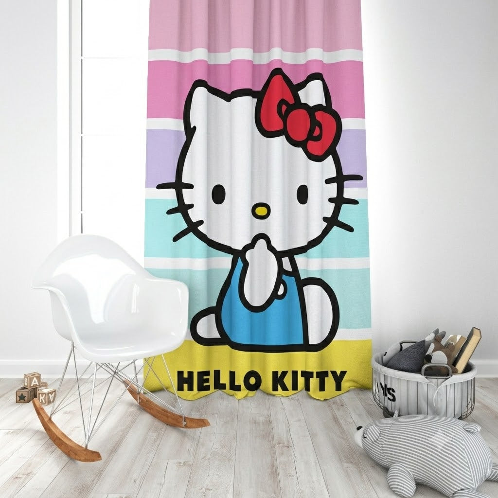 Hello Kitty Kids Room Curtain