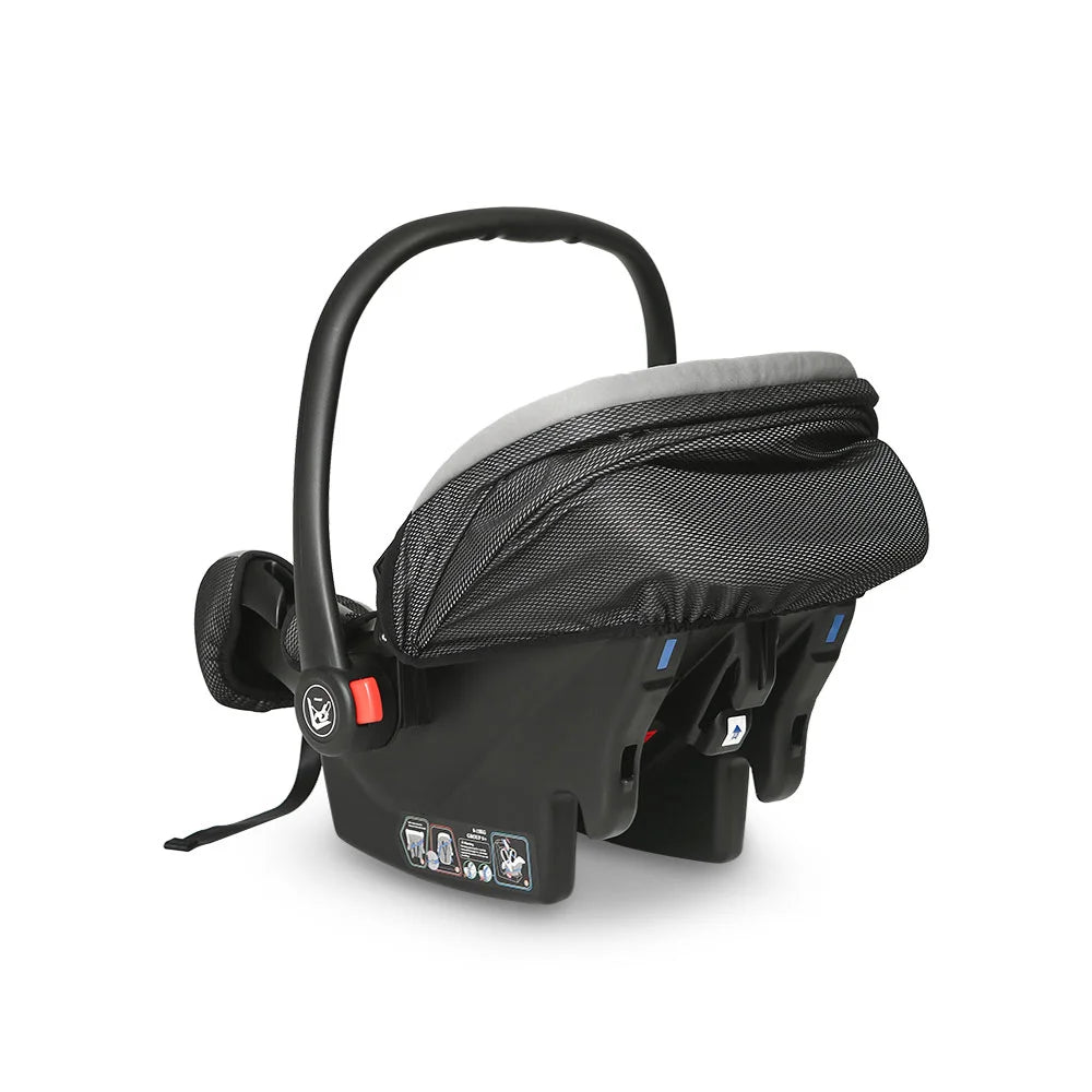 COMFORTABLE & SECURE 2-IN-1 BABY CARRIER CAR SEAT - GREY