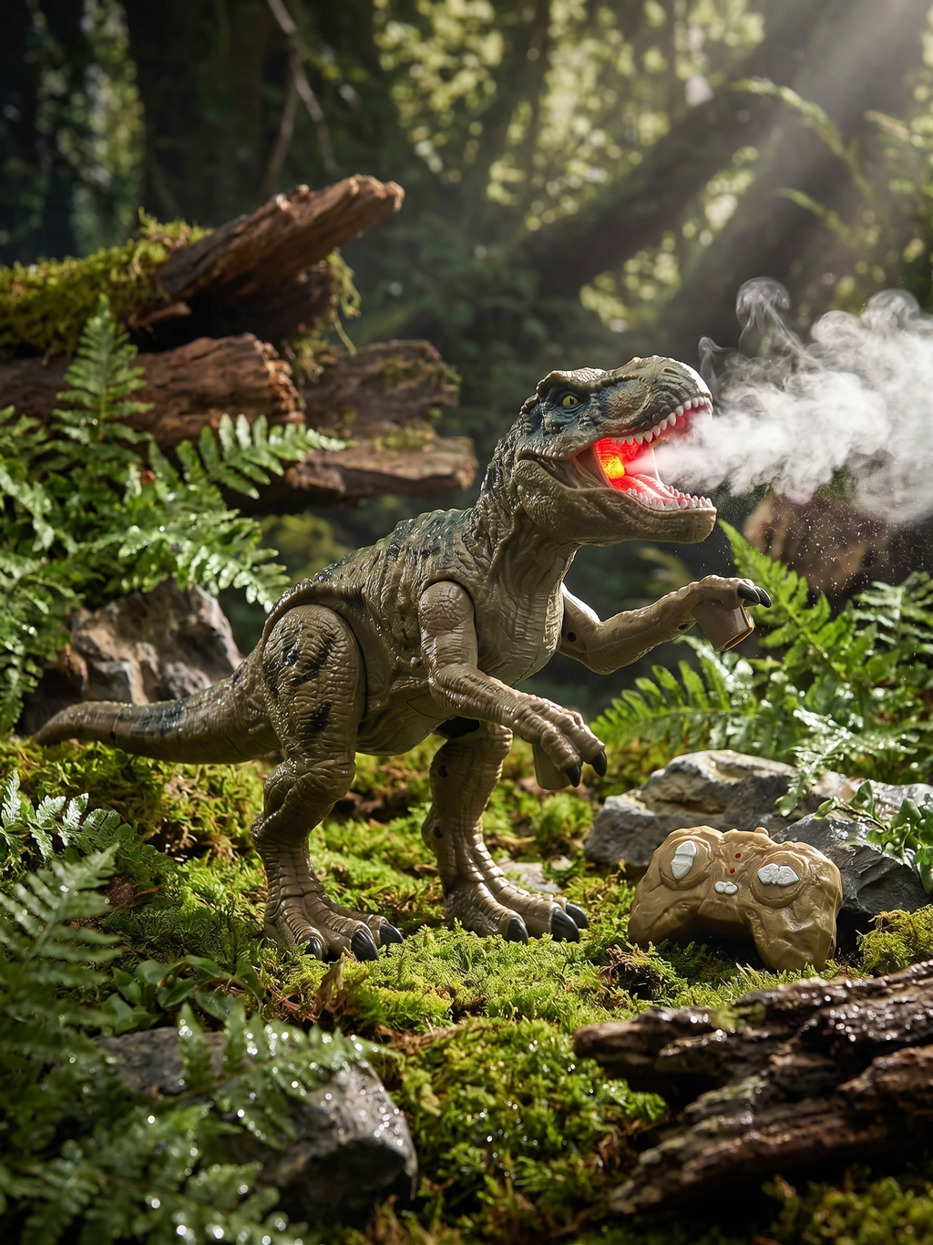 2.4G Remote Control Atomizing Dinosaur Toy For kids