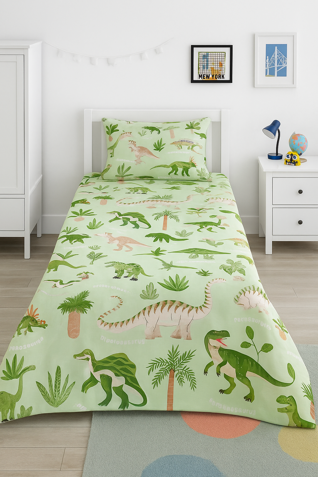 Dinosaur kids cotton Bedsheet