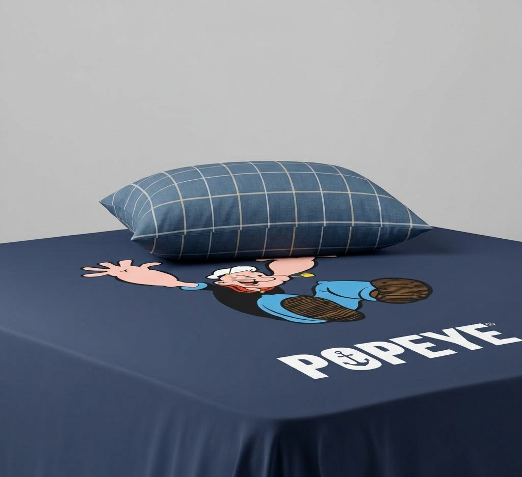 Popeye kids Cotton Bed Sheet