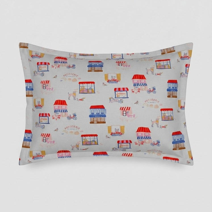 Colorful City-Themed kids Cotton Bed Sheet