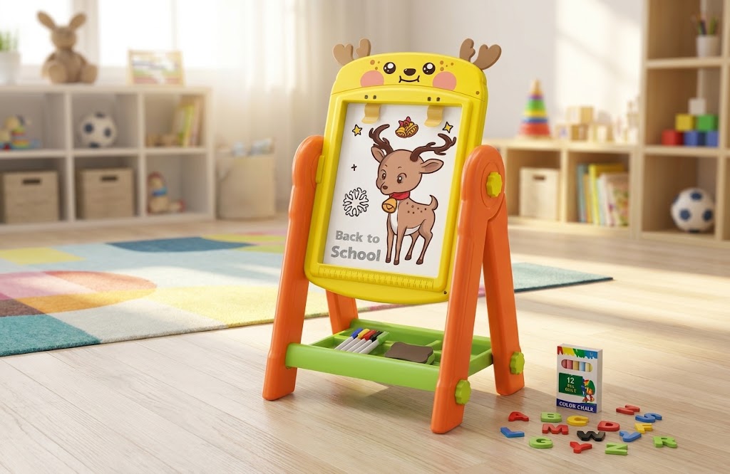 Talented Painter Double-Faced Artist Drawing Board (Deer Theme)