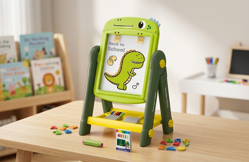 Talented Painter Double-Faced Dinosaur Drawing Board