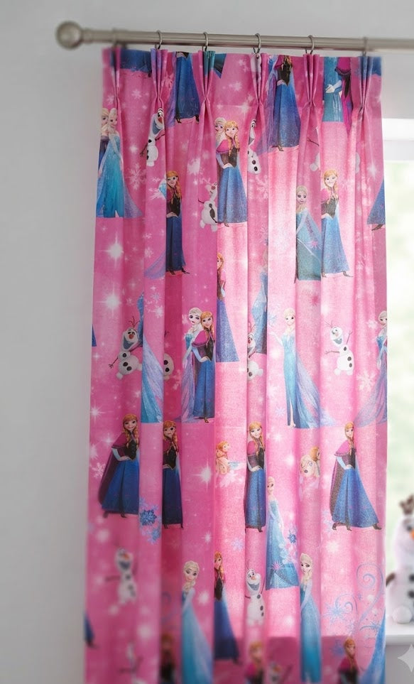 Disney Frozen Themed Kids Room Curtain
