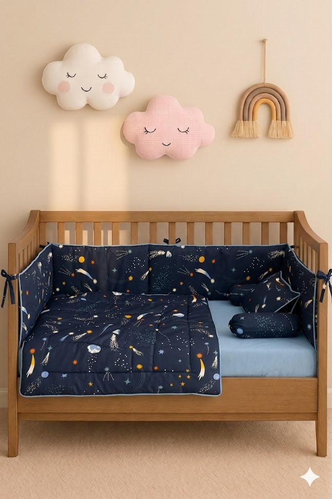 Space  Baby Cot Set