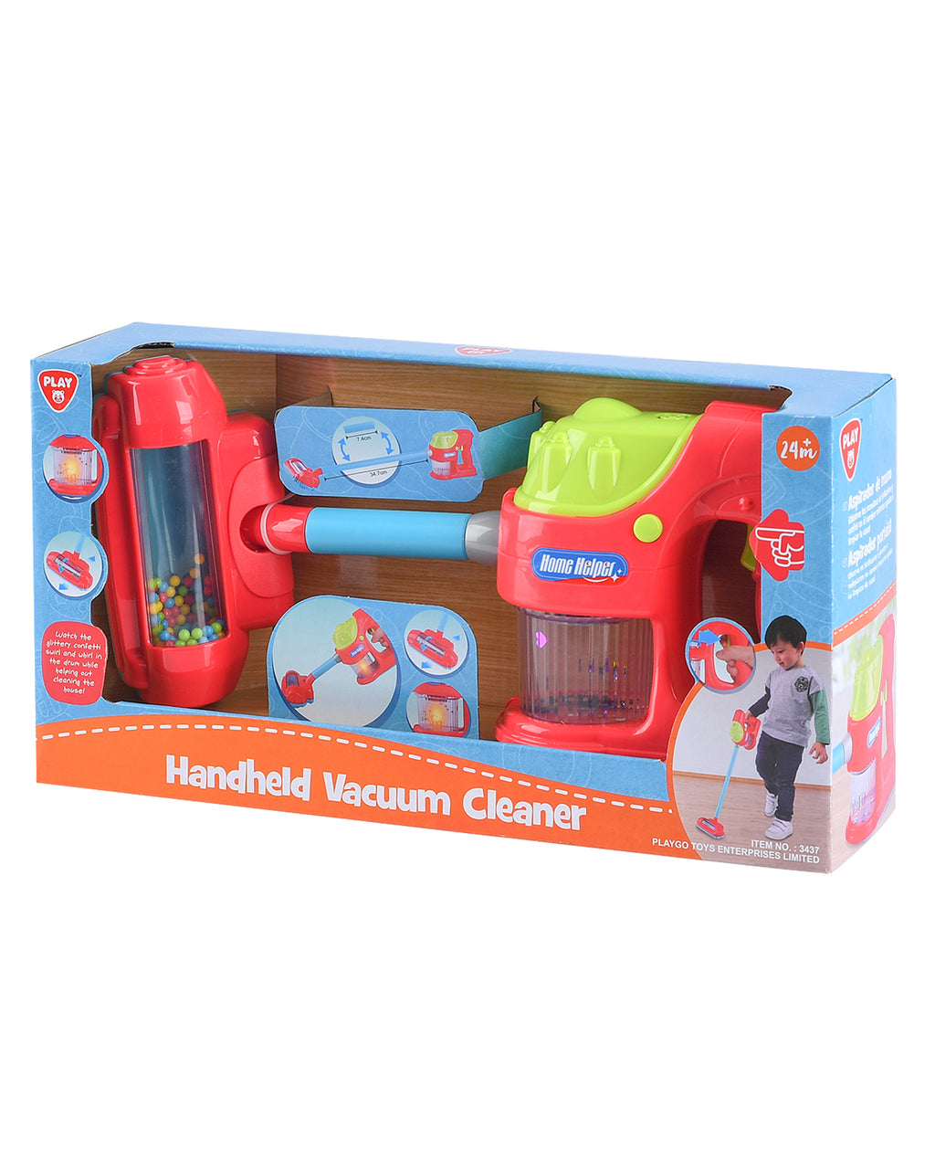 Play-Go Handheld Vacuum Cleaner Pretend Toy