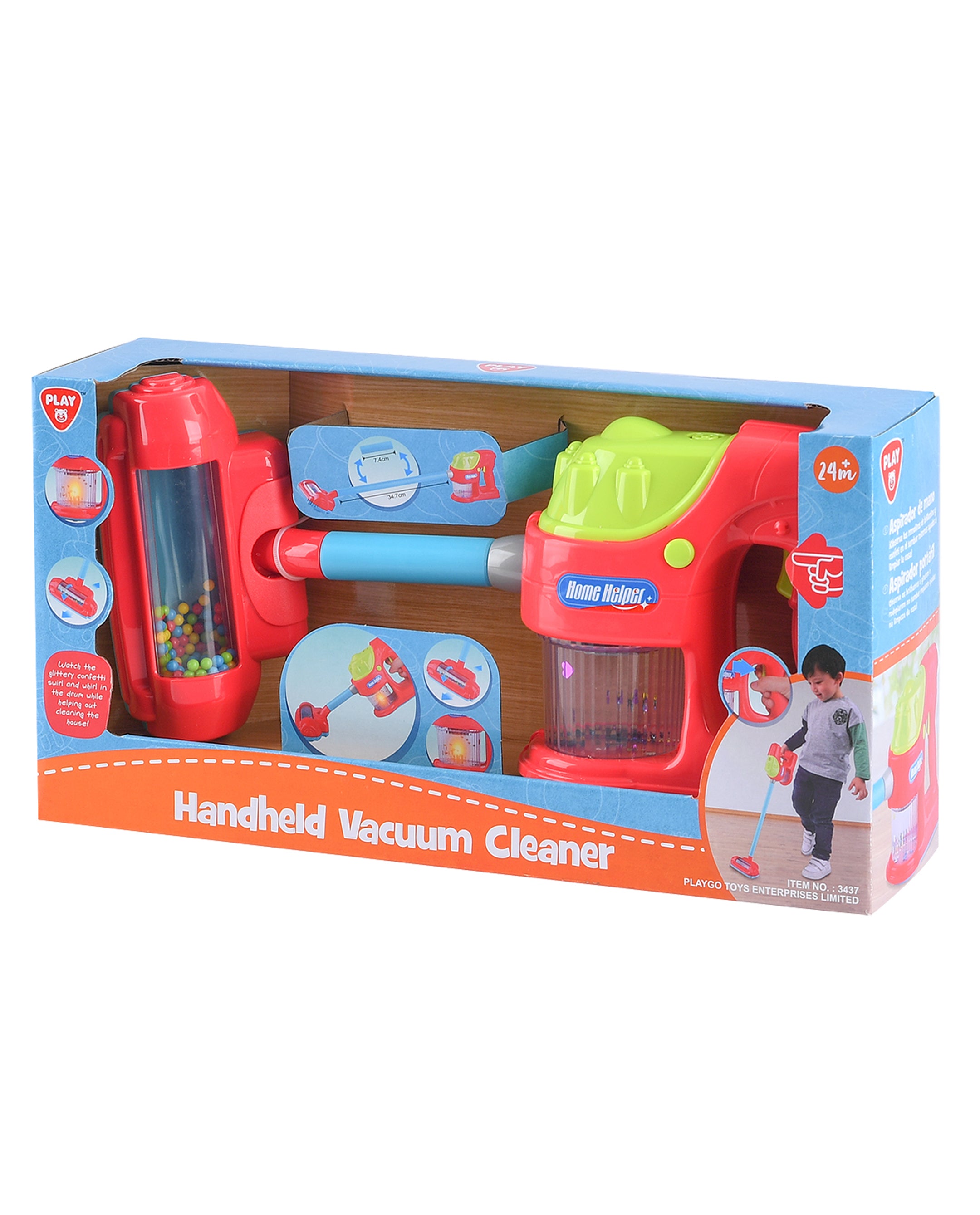 Play-Go Handheld Vacuum Cleaner Pretend Toy