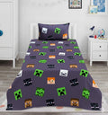 Minecraft Themed kids Cotton Bed Sheet