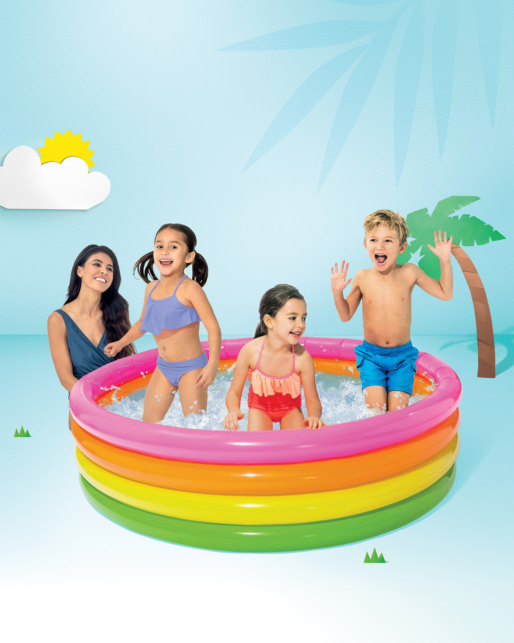Intex Sunset Glow Small Pool ( 66'' x 18'' )
