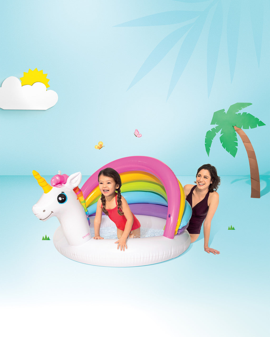 Intex Unicorn Inflatable Kiddie Pool