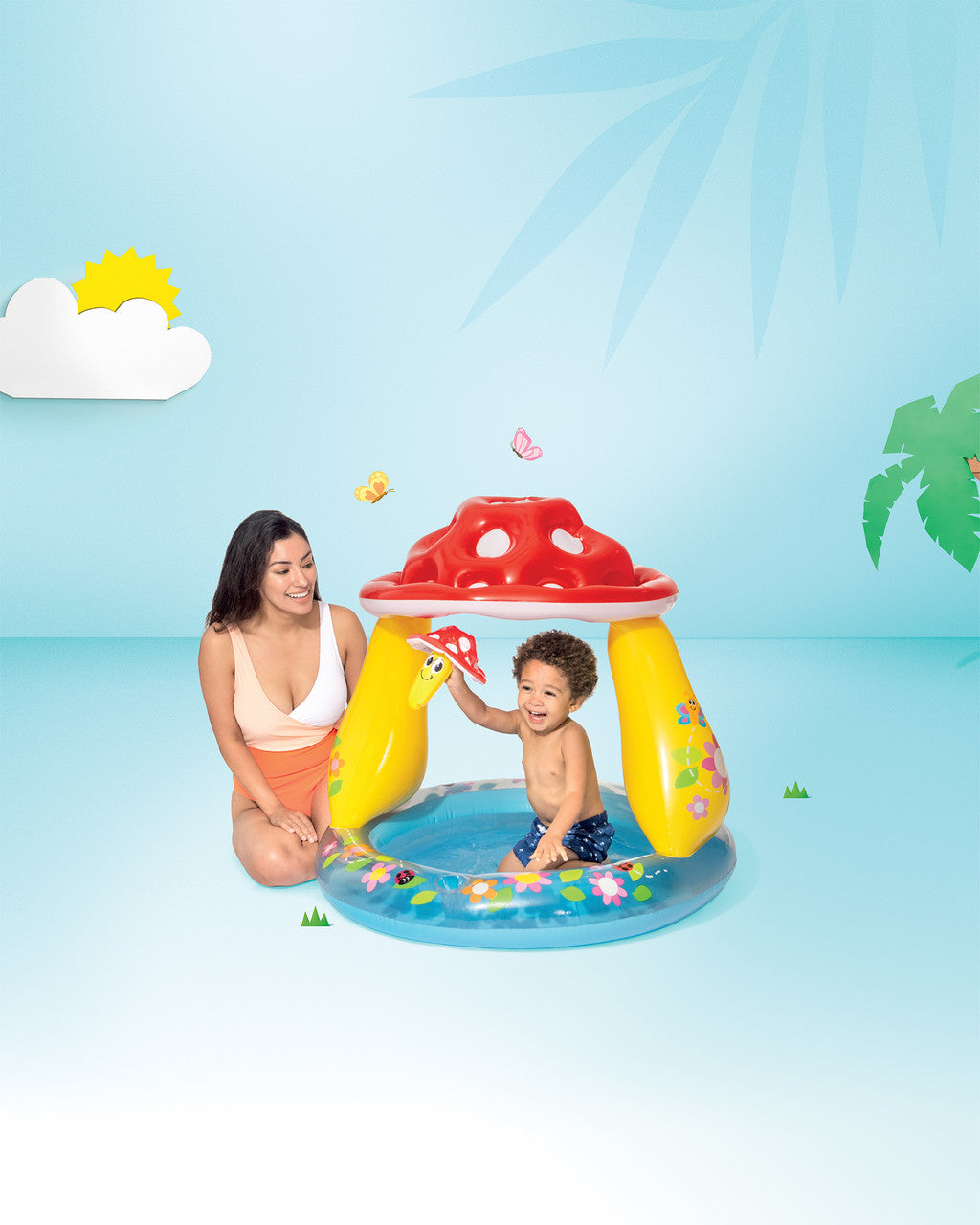 INTEX Mushroom Baby Pool ( 40" x 35" )