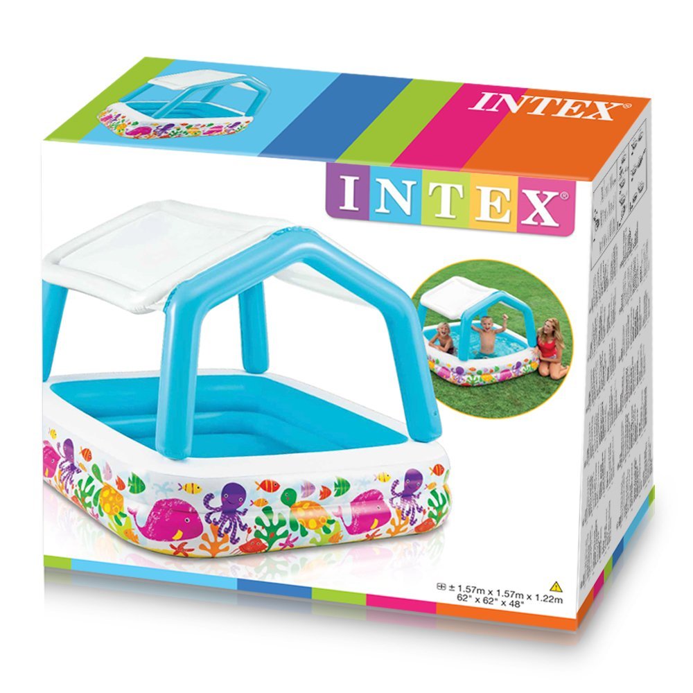 Intex Sun Shade Baby Pool ( 62" L x 62" W x 48" H )