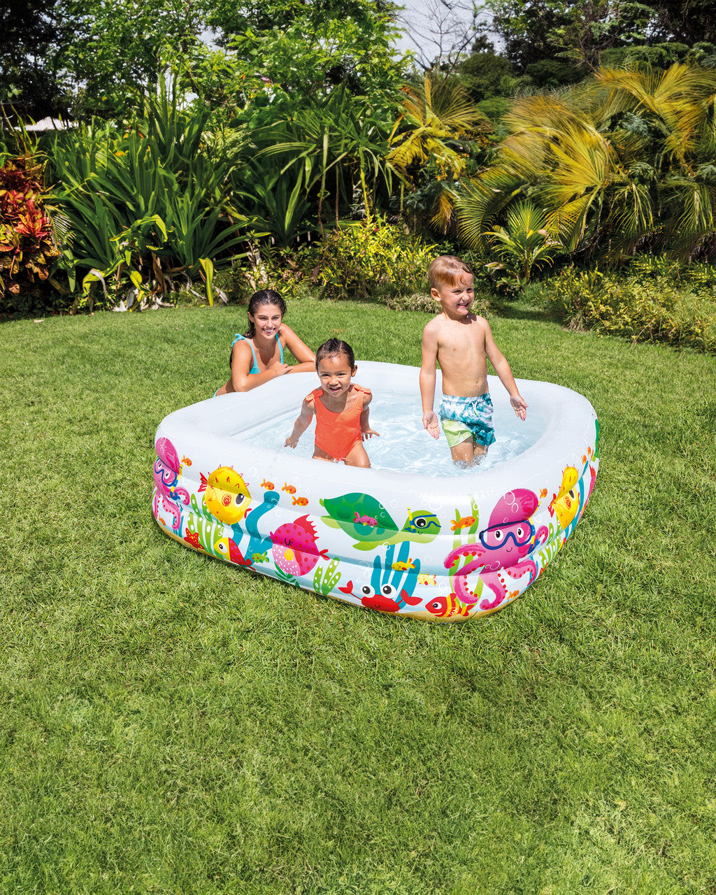 Intex Swim Center Clear View Aquarium Pool ( 62.5" L x 62.5" W X 19.5" H )