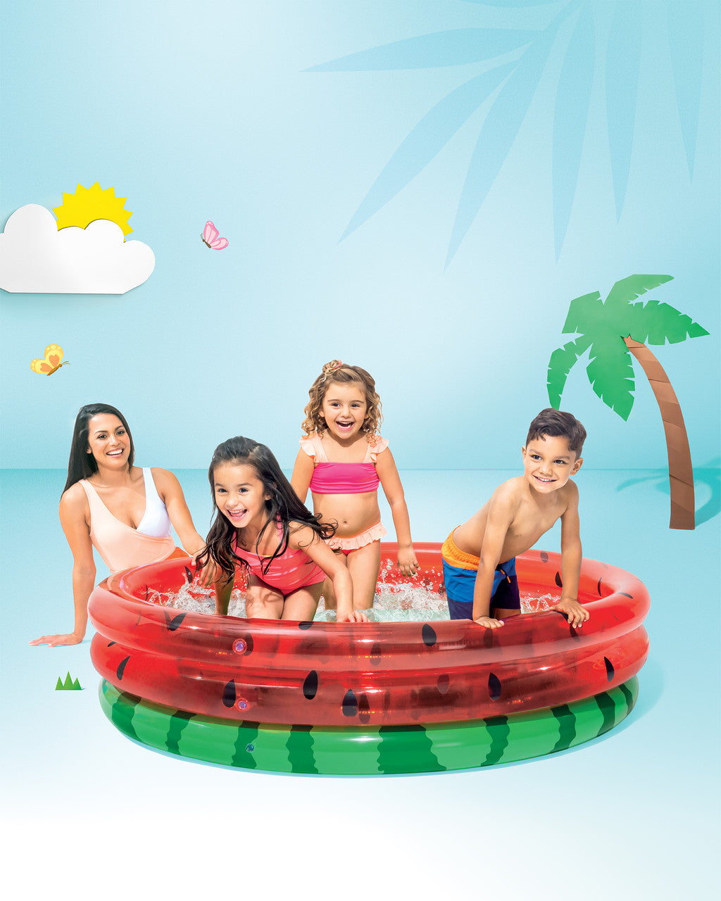 Intex Watermelon Pool Round  66" x 15"