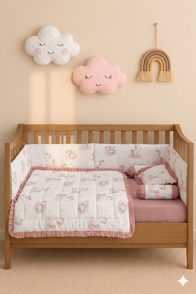 Unicon Themed  Baby Cot Set