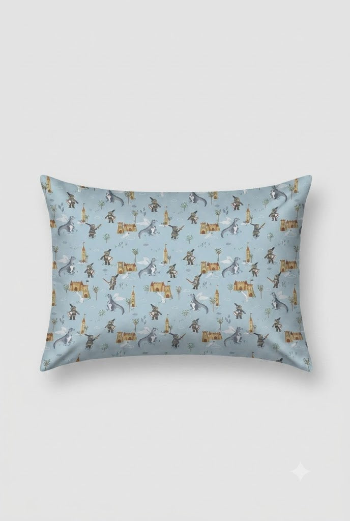 Castle Themed kids percale Bed Sheet