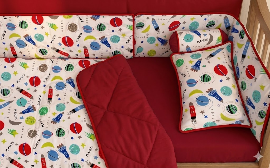 Space Baby Cot Set