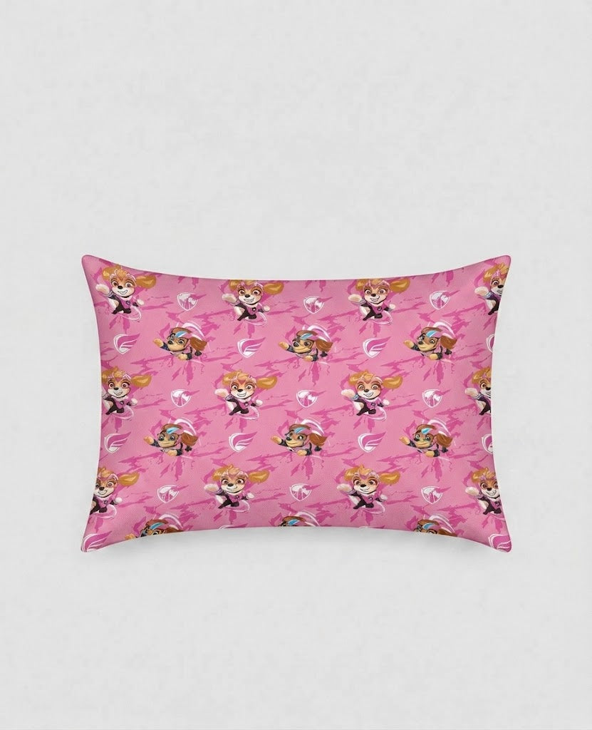 Bright Pink Paw Patrol kids Cotton Bed Sheet
