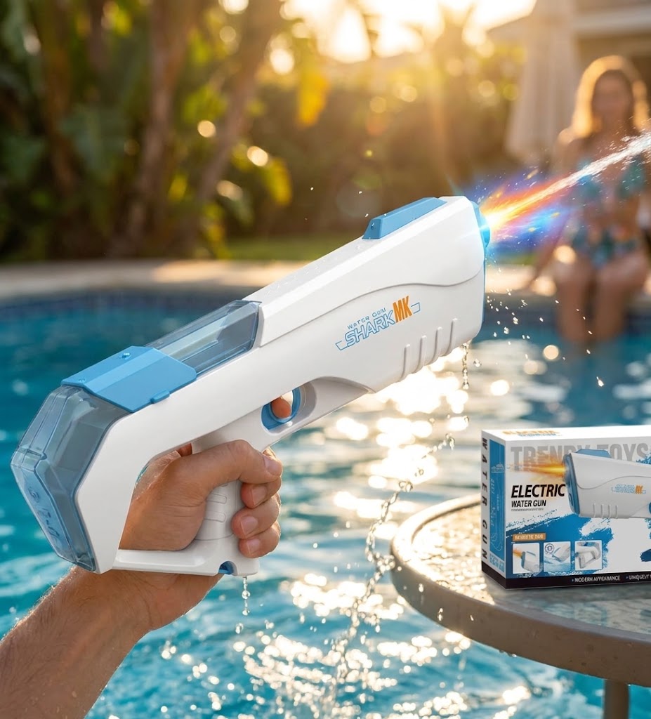 Shark MK Electric Water Gun: Continuous Emission Blaster