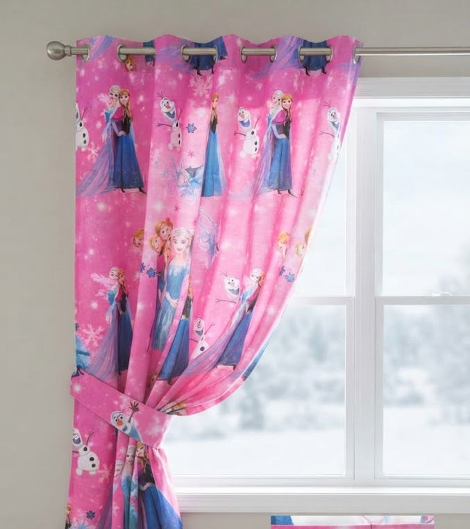 Disney Frozen Themed Kids Room Curtain