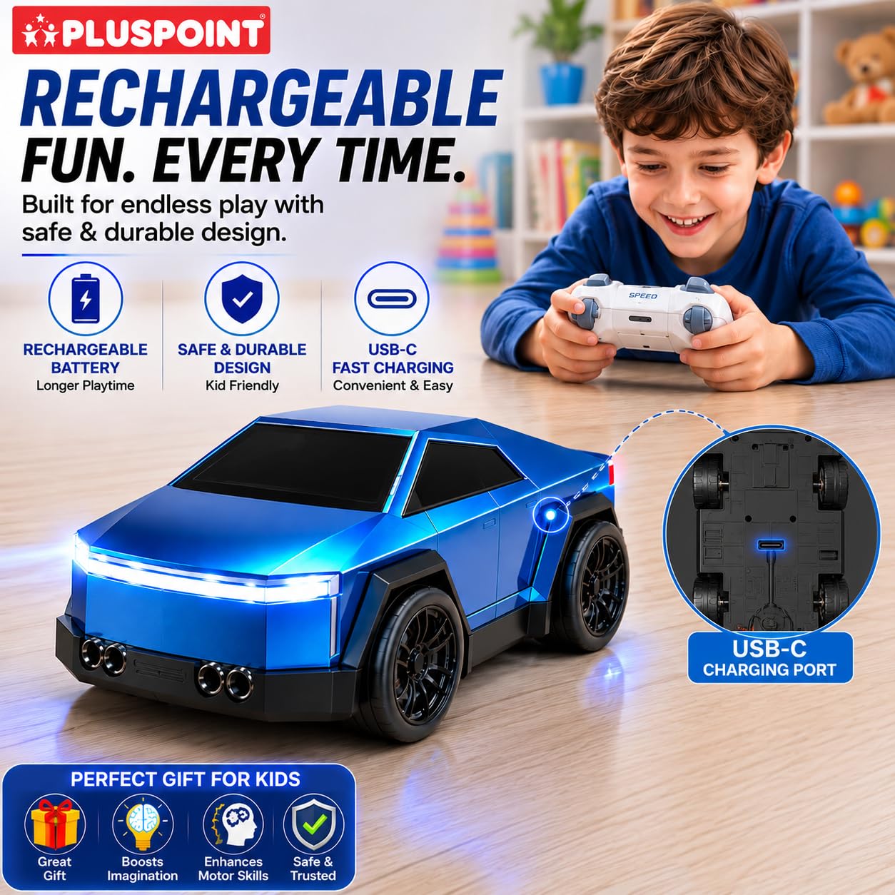 Remote Control Racing Follow Drift Car with Spray Effect