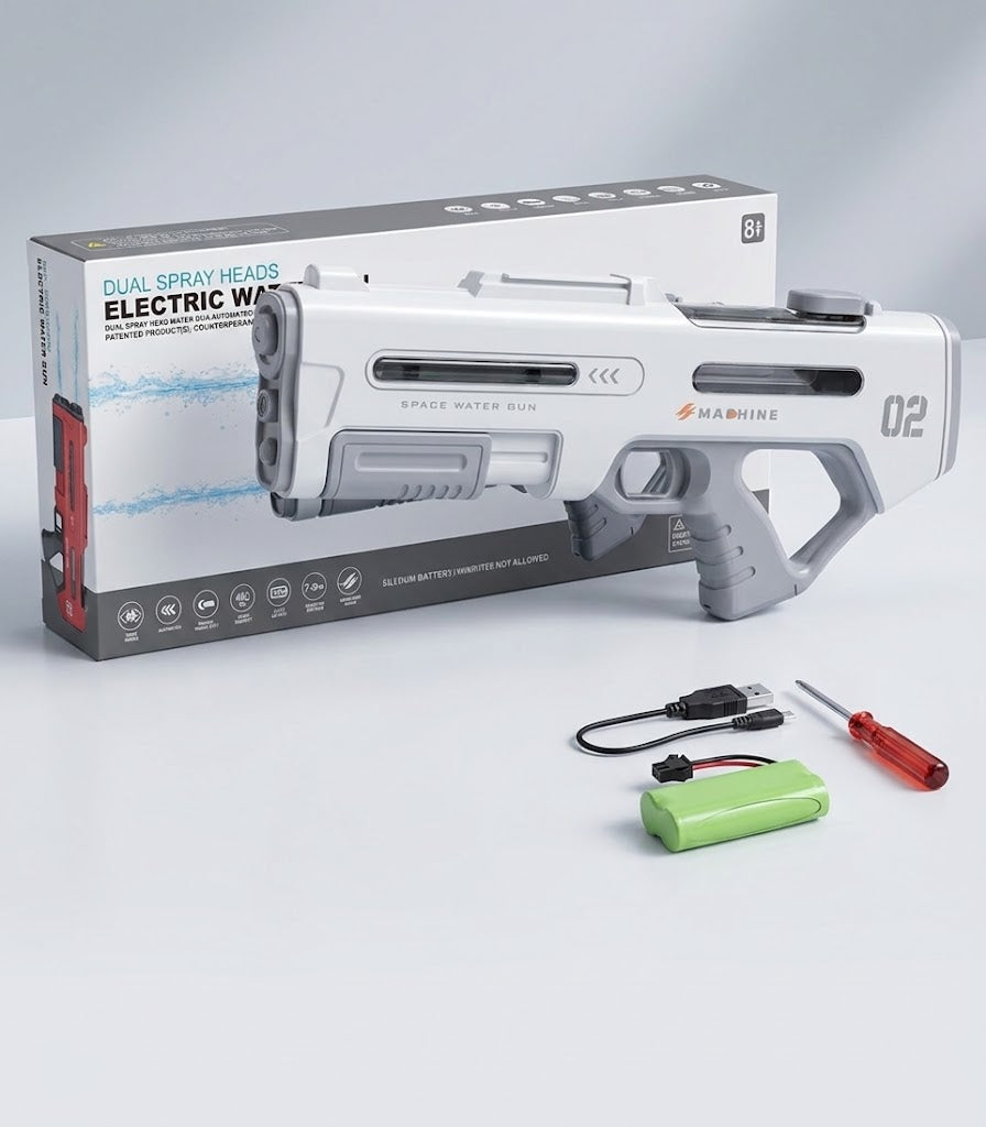 High-Capacity Automatic Dual Spray Heads Electric Space Water Gun