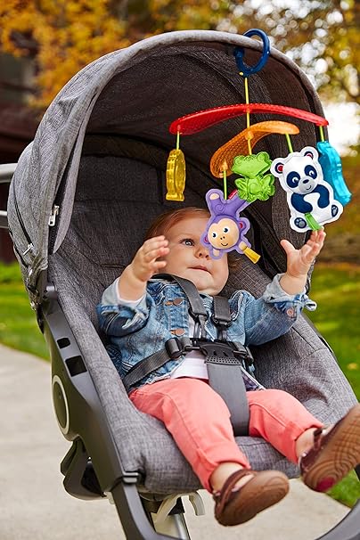 BABY TOYS ON-THE-GO STROLLER MOBILE FISHER PRICE