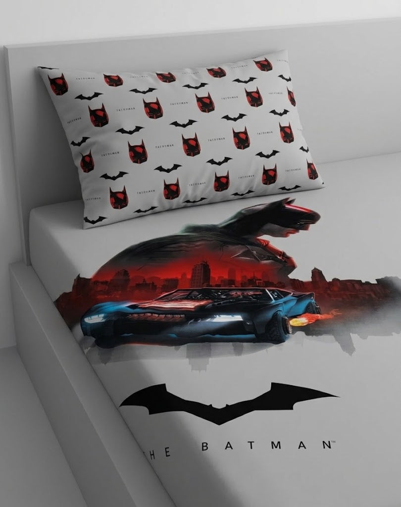 The BatMan Superhero kids Cotton Bed Sheet