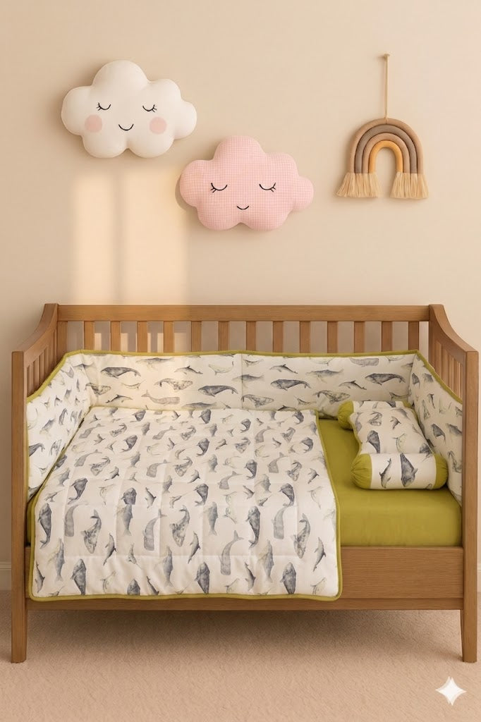 Fish Themed  Baby Cot Set
