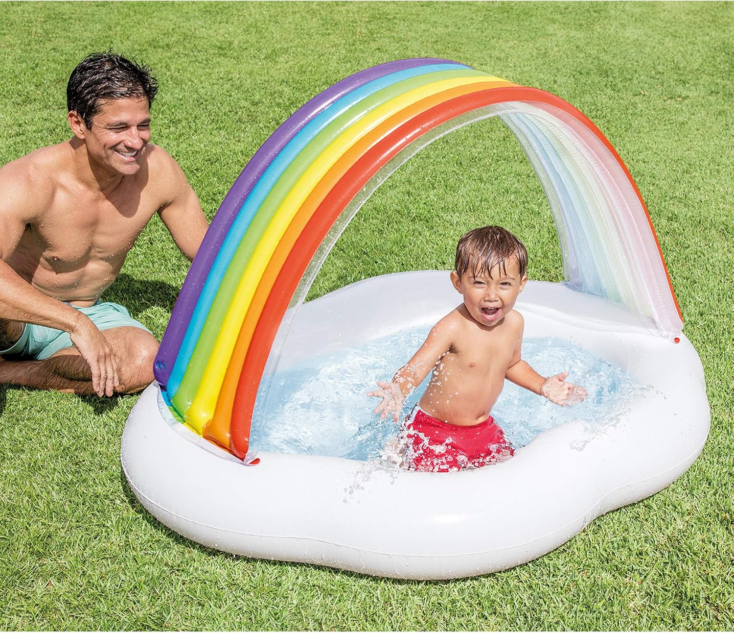 Intex Rainbow Cloud Baby Pool ( 56" x 47" x 33" )