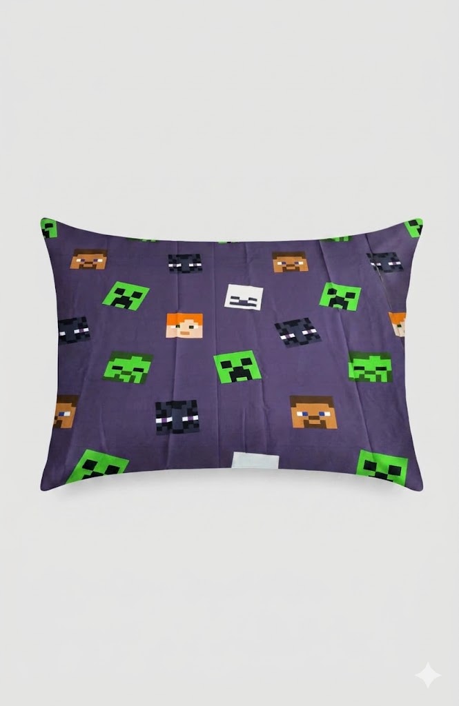 Minecraft Themed kids Cotton Bed Sheet