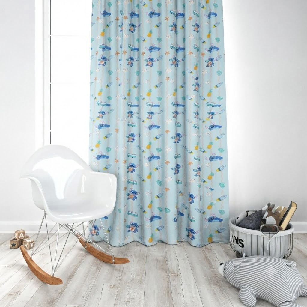Disney character Stitch Kids Room Curtain