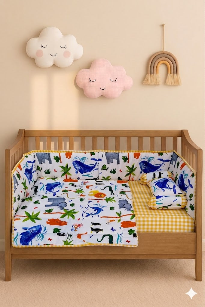 Ocean Themed  Baby Cot Set