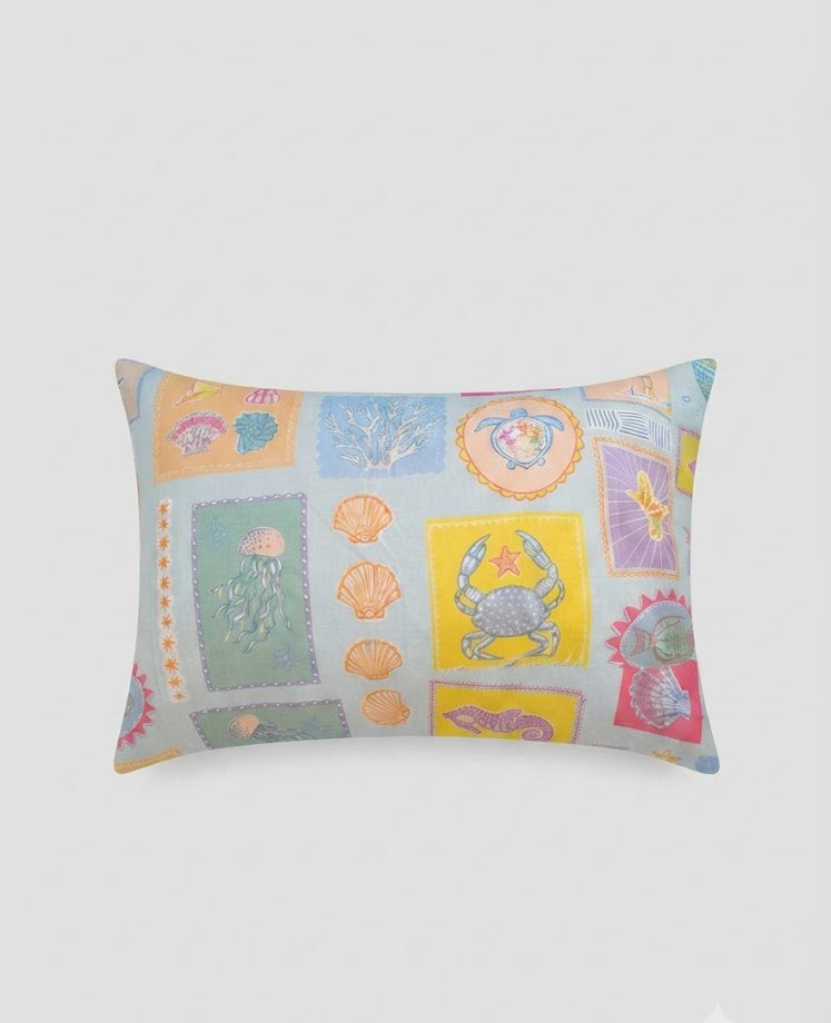 Playful Atmosphere Cotton Bed Sheet + Pillow Cover