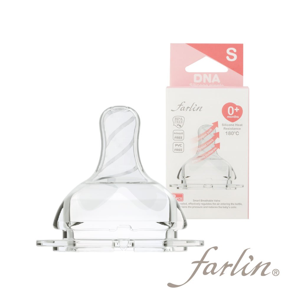 FARLIN WN DNA SILICONE NIPPLE PK-2  S.M.L.X
