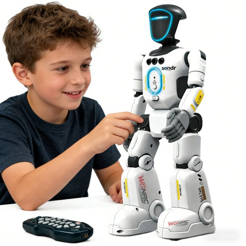 Ai Programming Gestures and Remote Control Robot Toys With Walking and Dance
