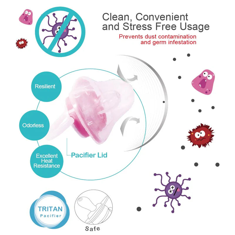 FARLIN TRITAN PACIFIER-CHERRY 0M+