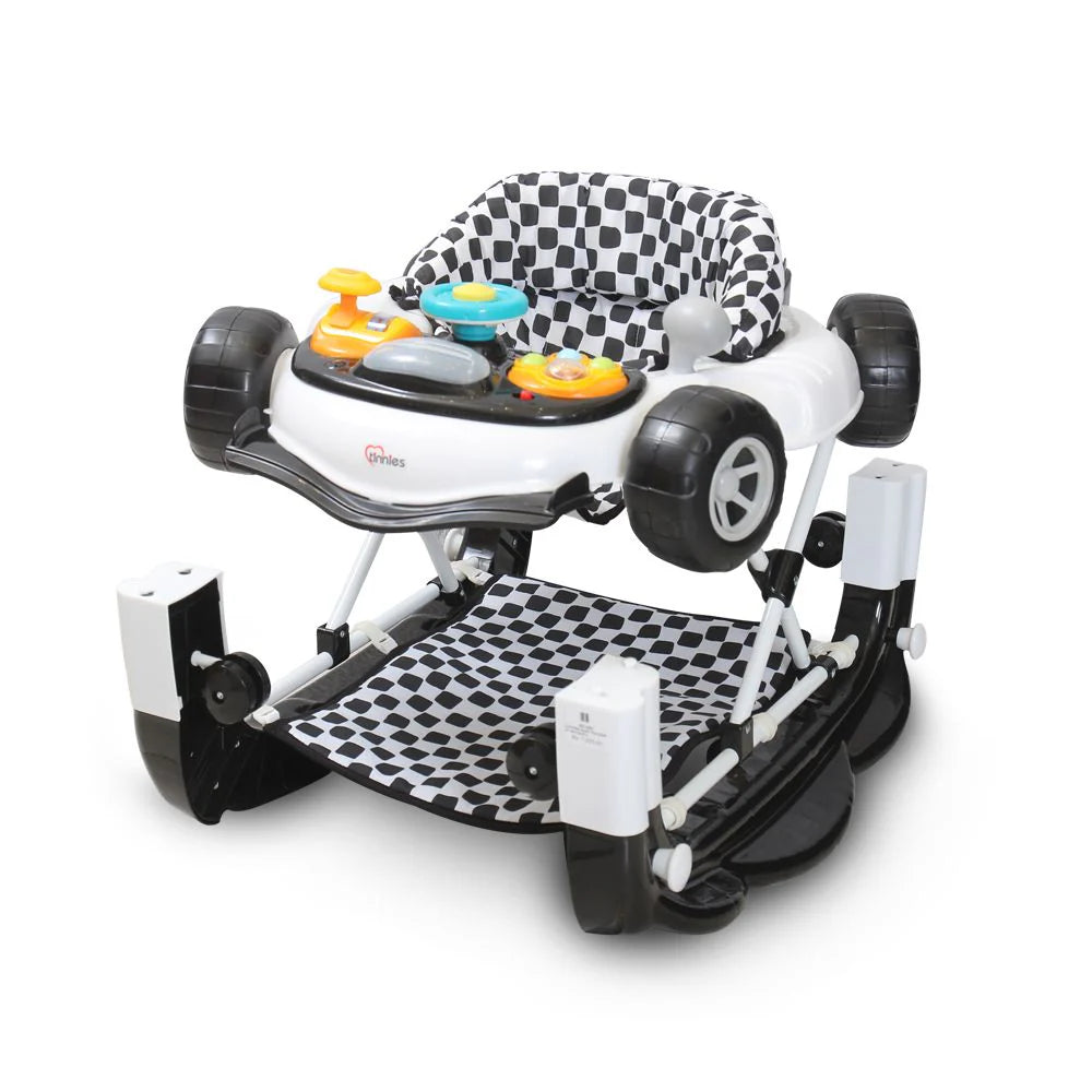 TINNIES BABY WALKER W/ ROCKING-(BLACK)