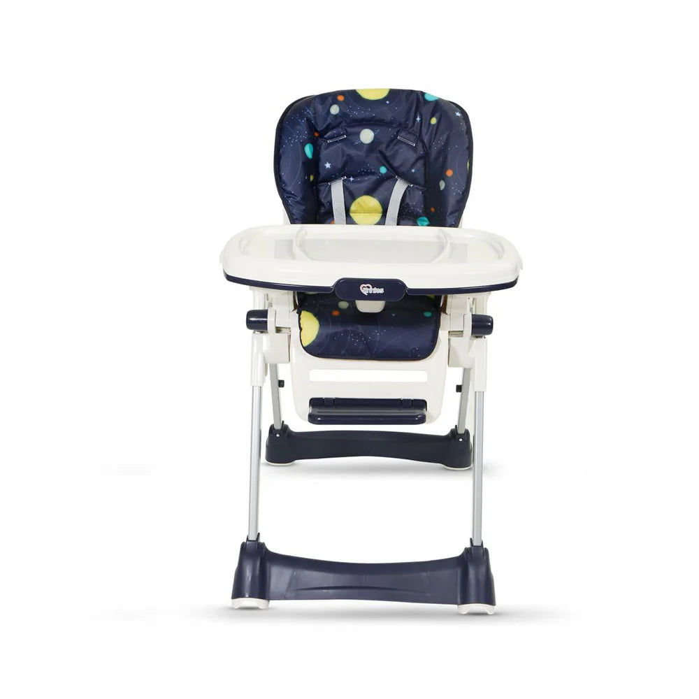 TINNIES BABY ADJUSTABLE HIGH CHAIR BLUE PLANET