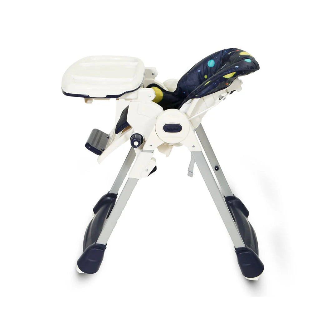 TINNIES BABY ADJUSTABLE HIGH CHAIR BLUE PLANET