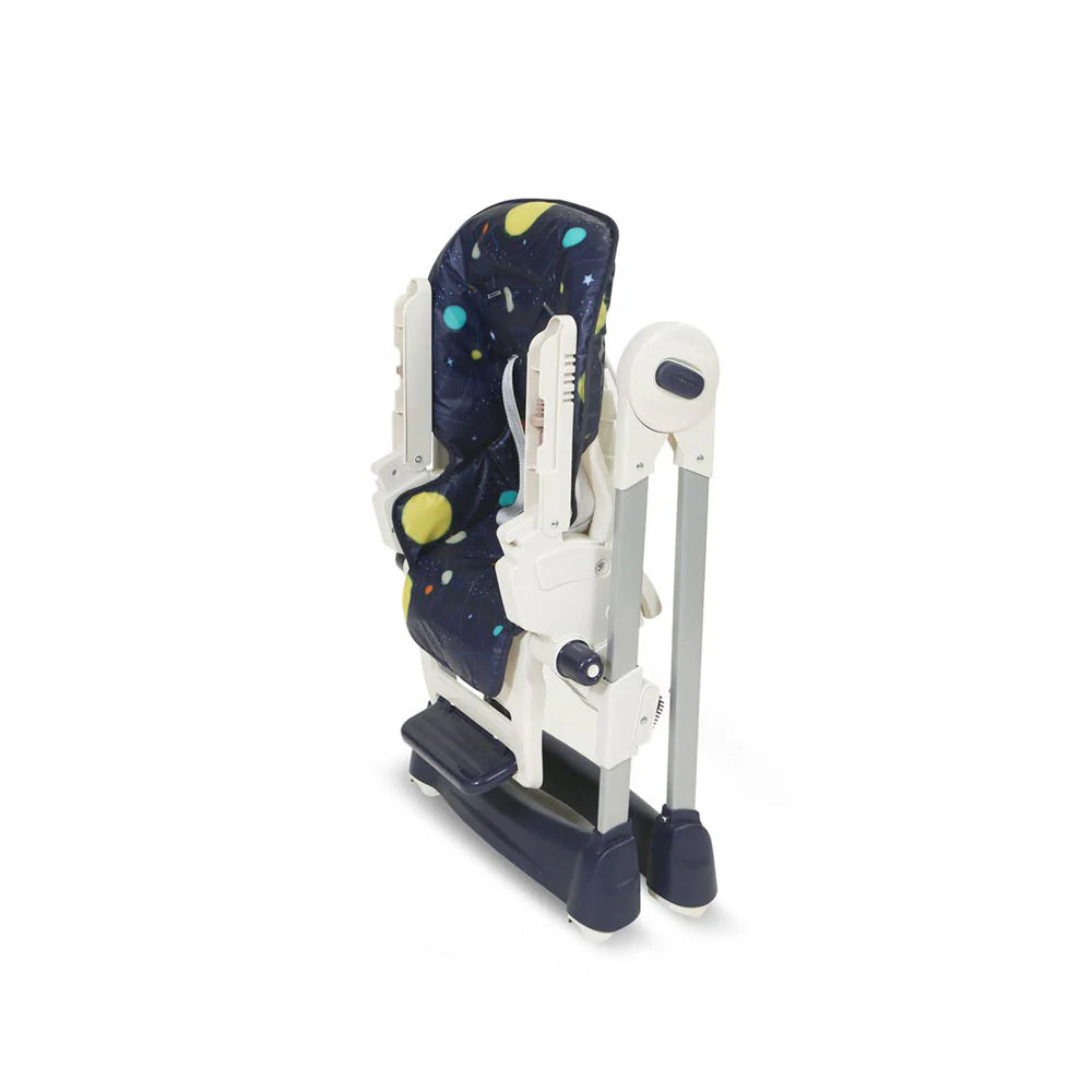 TINNIES BABY ADJUSTABLE HIGH CHAIR BLUE PLANET