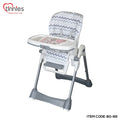 TINNIES BABY ADJUSTABLE HIGH CHAIR GREY SRIPER