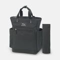 Baby Diaper Bag Pack Minimal Textured Black