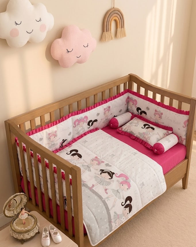 Ballerina Baby Cot Set