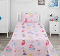 Ballerinas and Unicorn character Cotton Bed Sheet