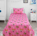 Bright Pink Paw Patrol kids Cotton Bed Sheet