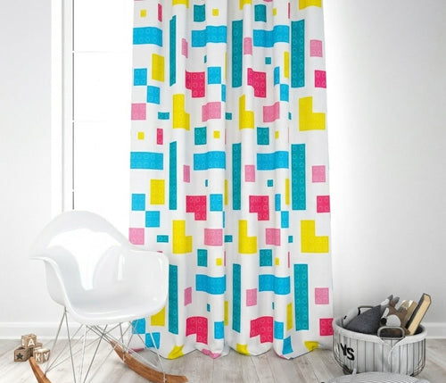 Building Blocks kids curtain